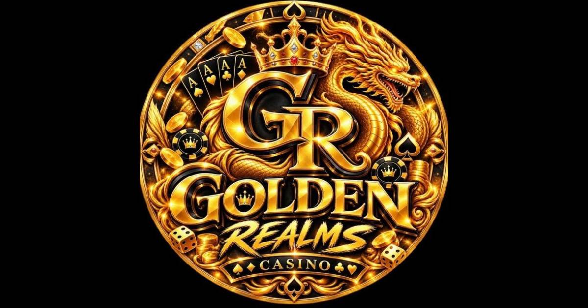 GoldenRealms Casino Main Banner - Enter the Golden Realms, Discover Your Fortune